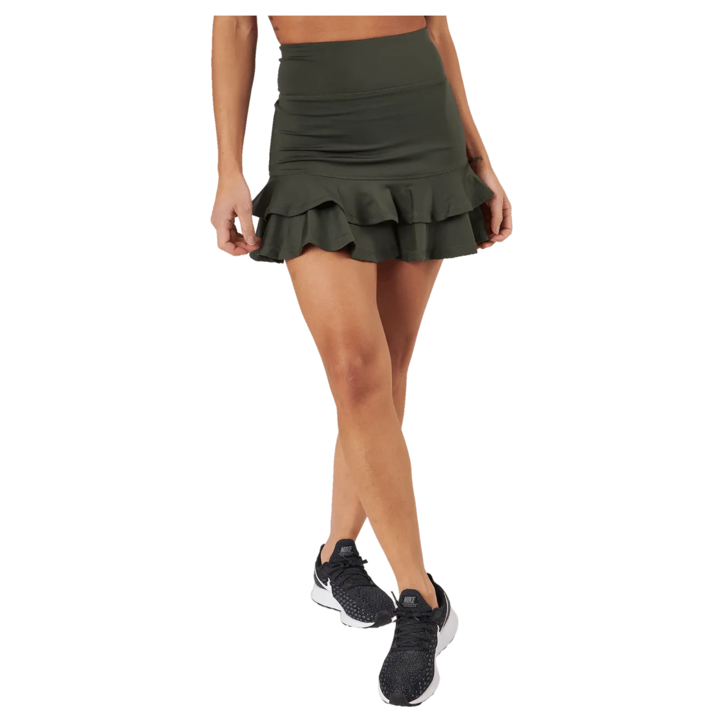 Frida Frill Skirt Army