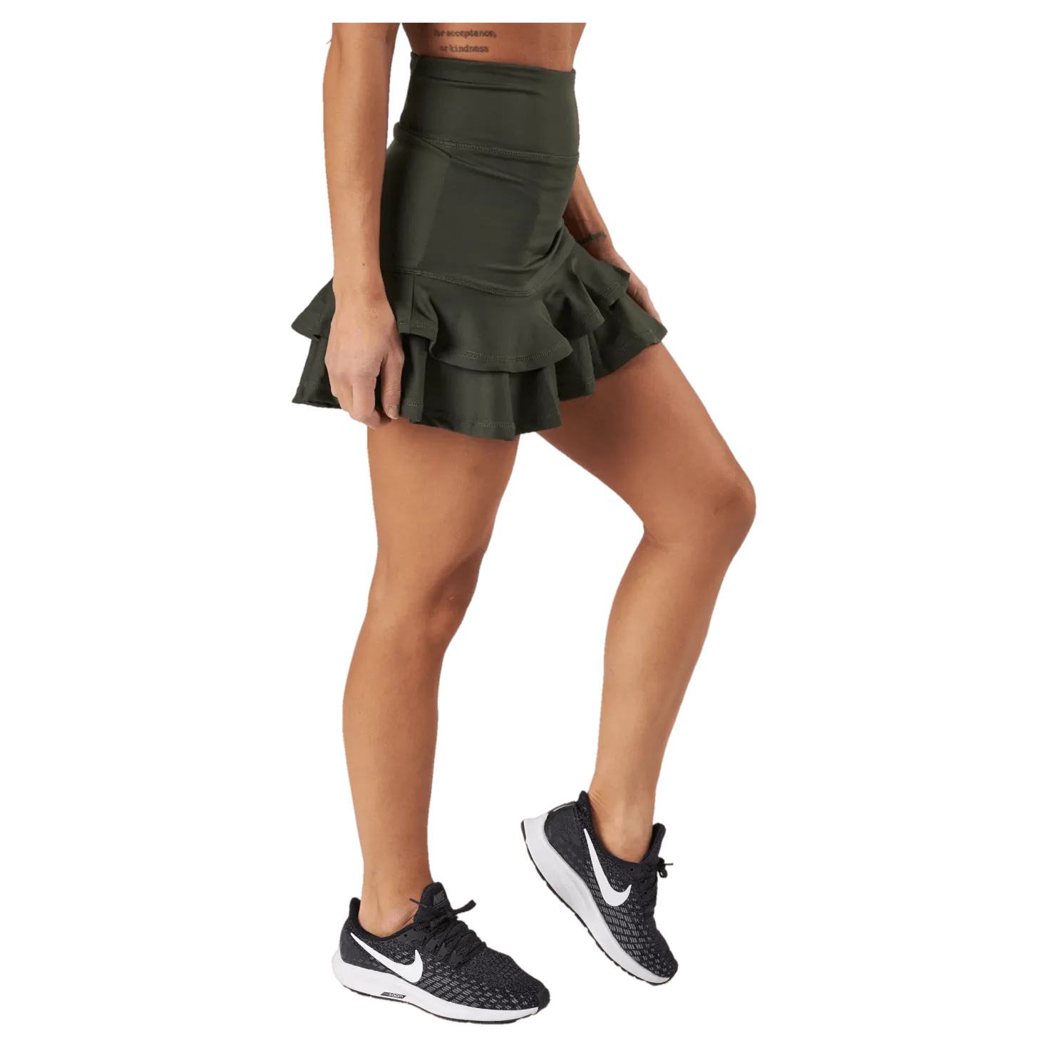 Frida Frill Skirt Army