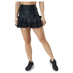 Frida Frill Skirt Black