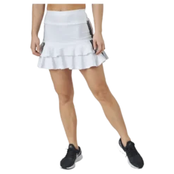 Frida Frill Skirt White