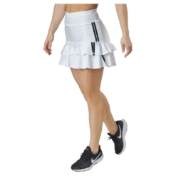 Frida Frill Skirt White