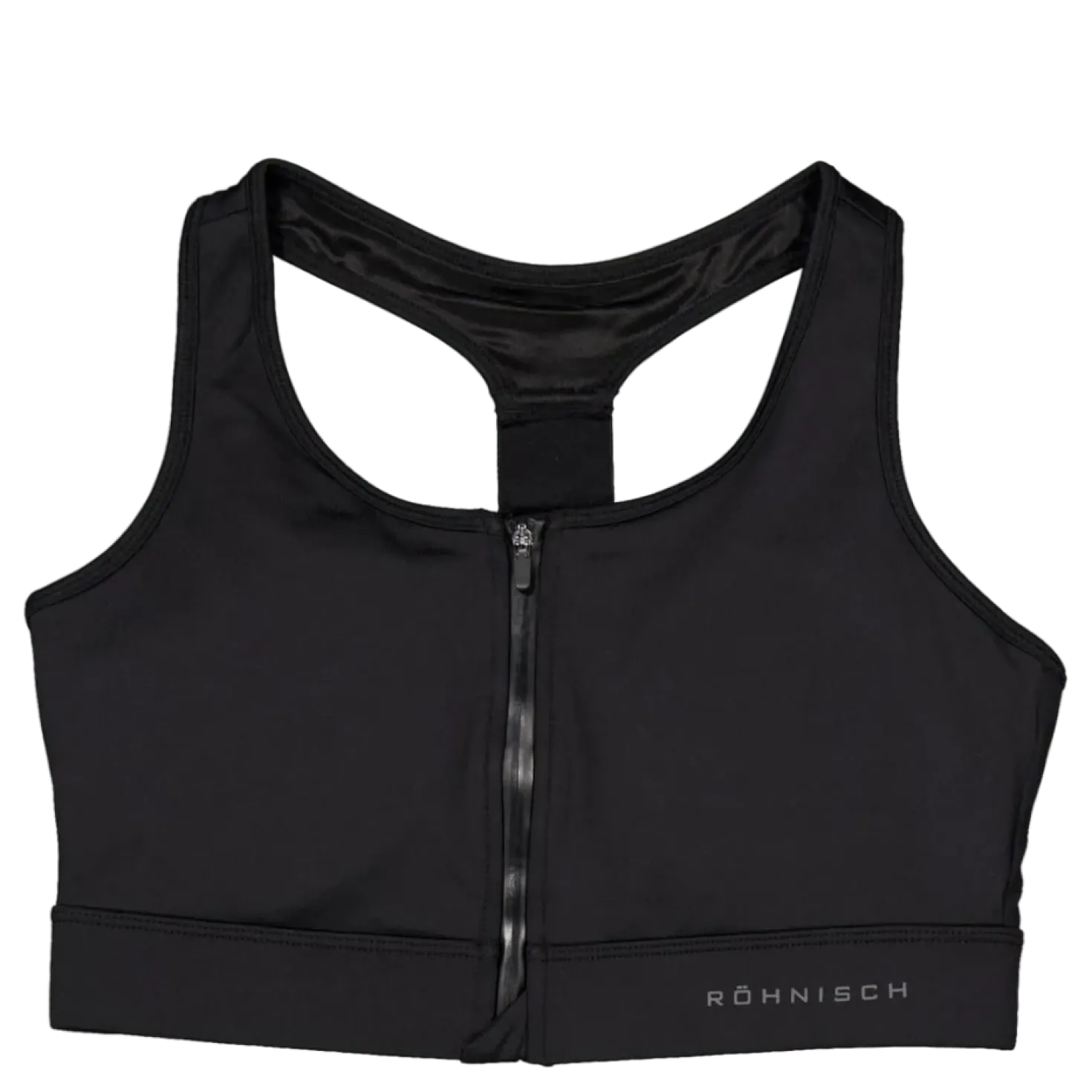 Front Zip Sportsbra Black