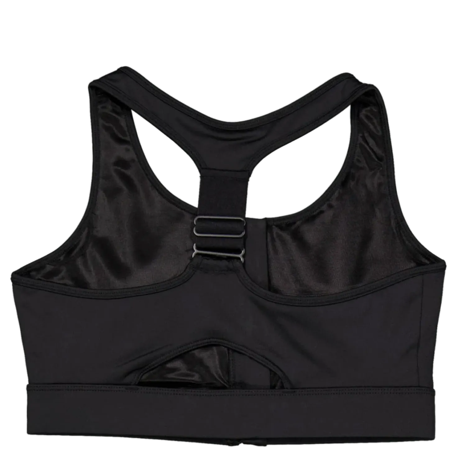 Front Zip Sportsbra Black