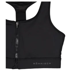 Front Zip Sportsbra Black