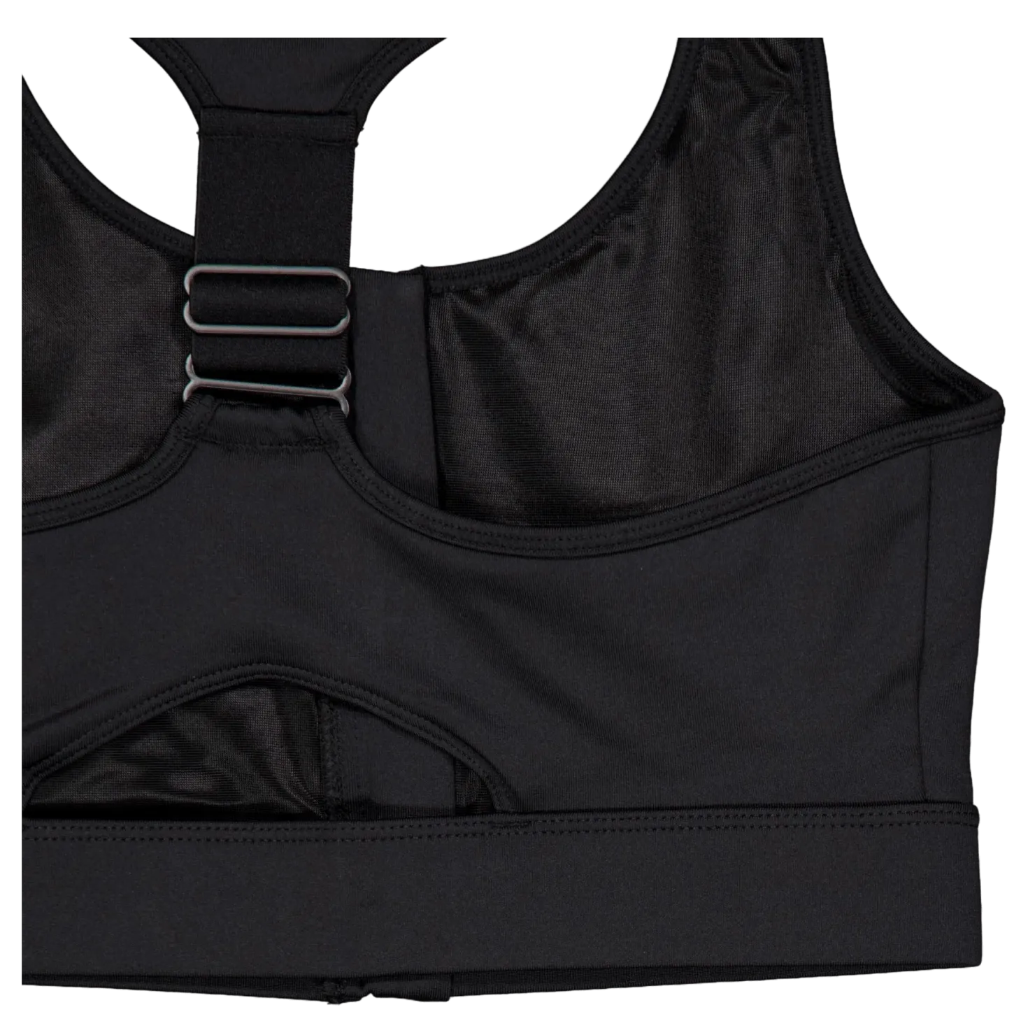 Front Zip Sportsbra Black