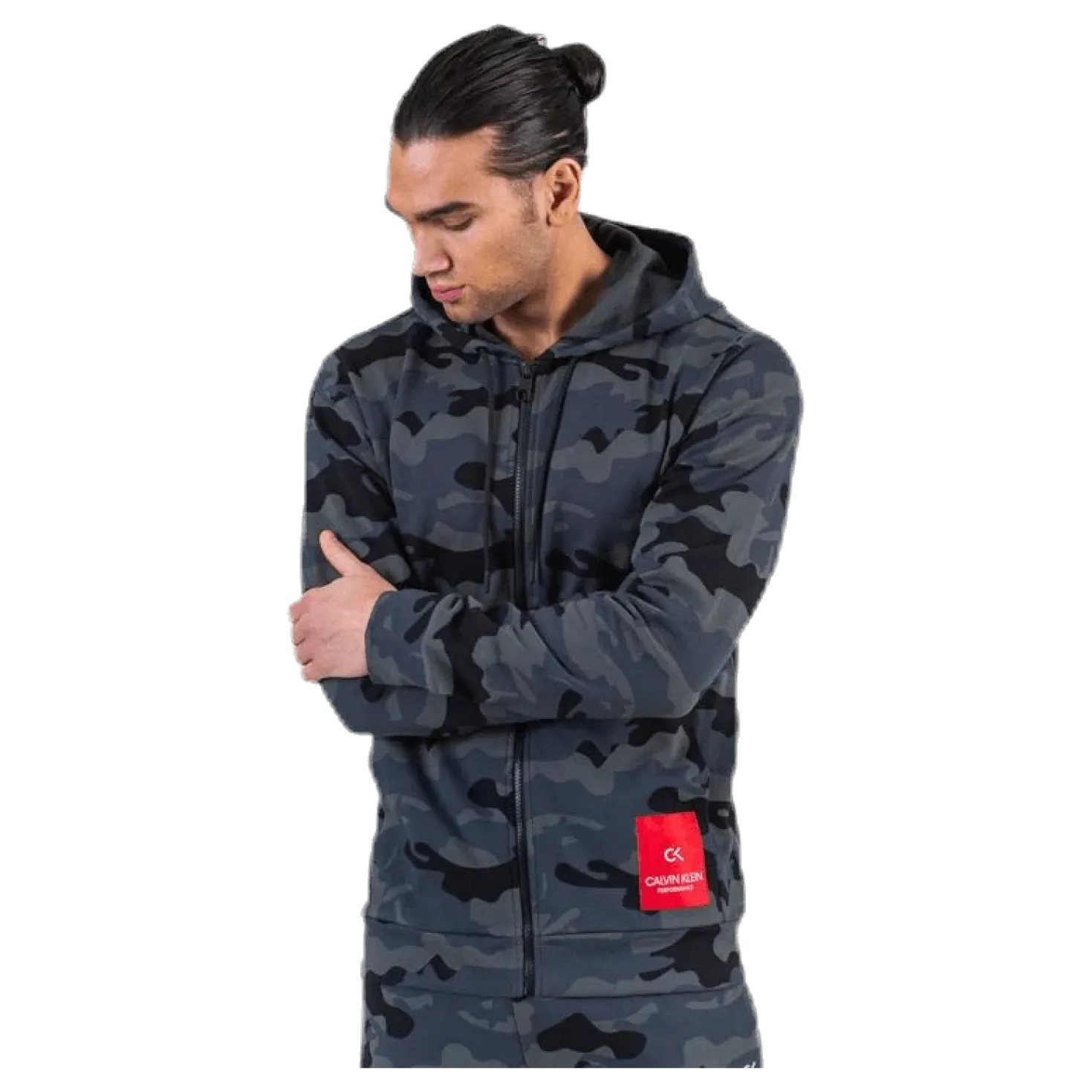 Full Zip Hooded Jacket Black