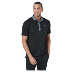 Gamer Polo Puma Black-quiet Shade