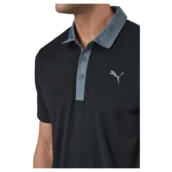 Gamer Polo Puma Black-quiet Shade