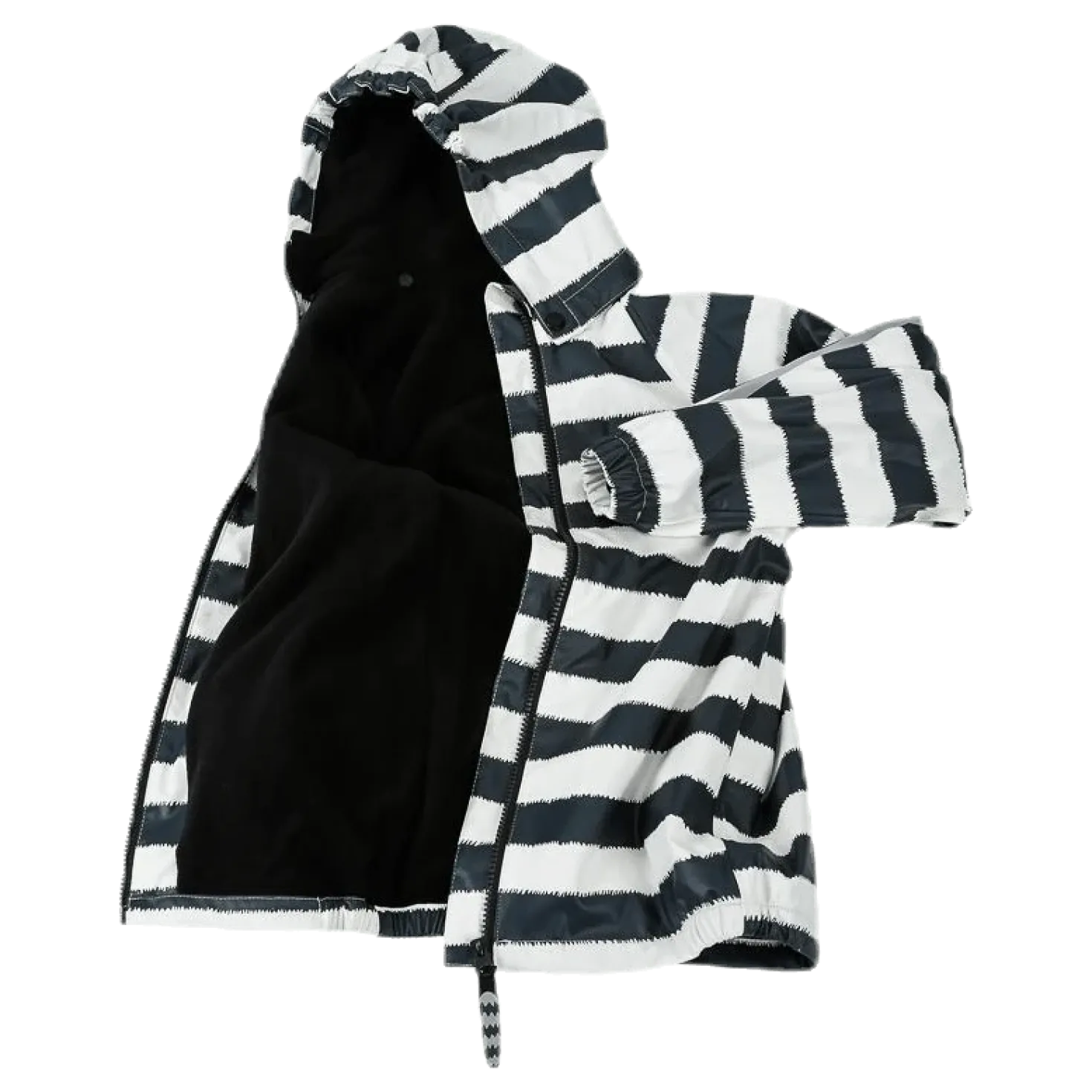 Gary Fleece Rain Set White/Black
