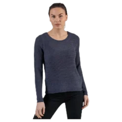 Geena Xo L/S Pullover Knt Blue