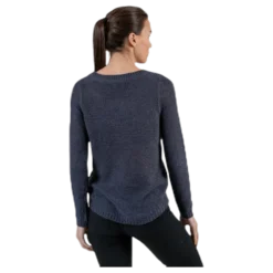 Geena Xo L/S Pullover Knt Blue