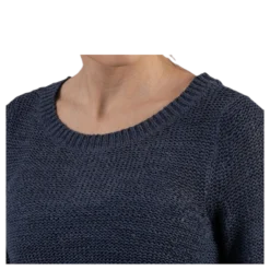 Geena Xo L/S Pullover Knt Blue