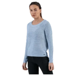 Geena Xo L/S Pullover Knt Blue