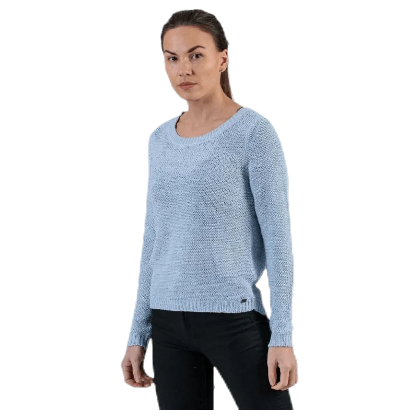 Geena Xo L/S Pullover Knt Blue