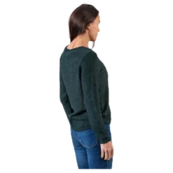 Geena Xo L/S Pullover Knt Green
