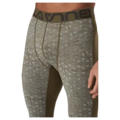 Geo Merino Wool Pants Moss