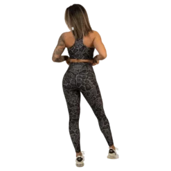 Giraffe Black Sports Bra Dark Grey