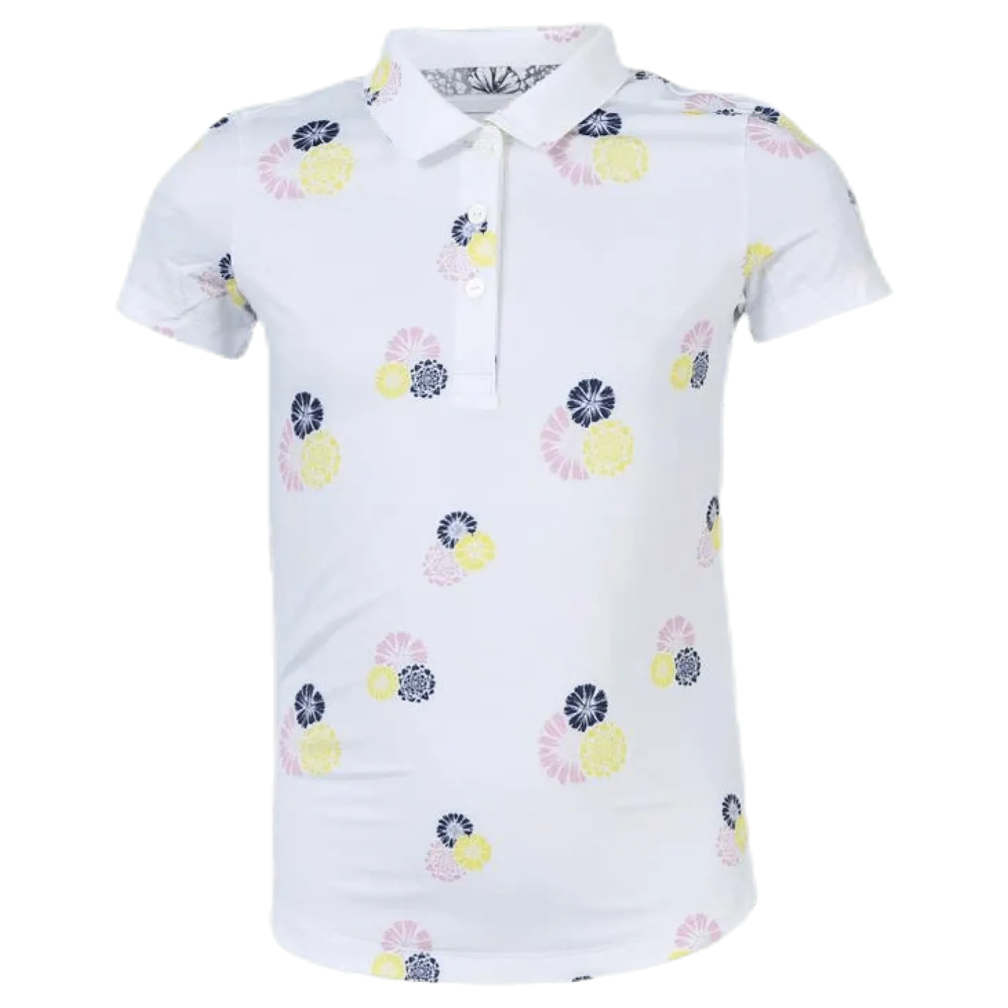 Girls Blossom Polo White