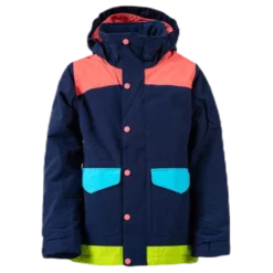 Girls Echo Jackets Blue/Orange