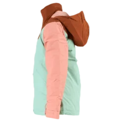 Girls Elodie Jacket Blue/Pink/Brown