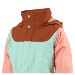 Girls Elodie Jacket Blue/Pink/Brown