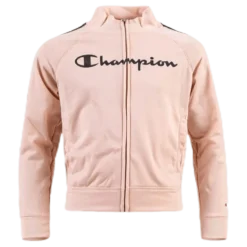 Girls Full Zip Suit Pink