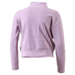 Girls Half Zip Sweatshirt Pink