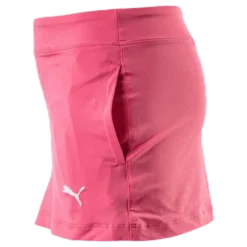 Girls Solid Knit Skirt Pink