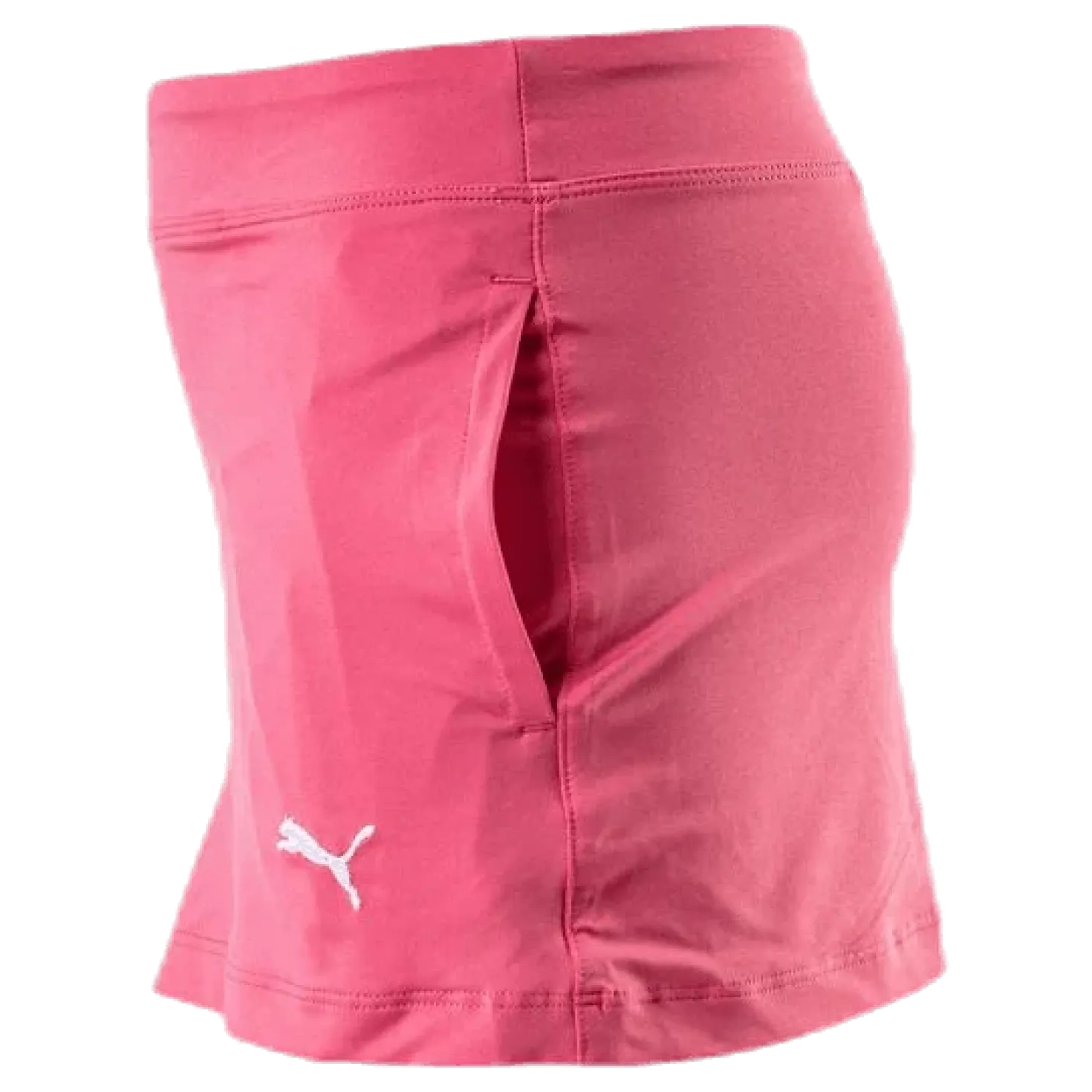 Girls Solid Knit Skirt Pink