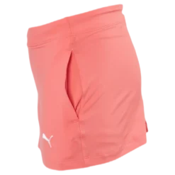 Girls Solid Knit Skirt Pink