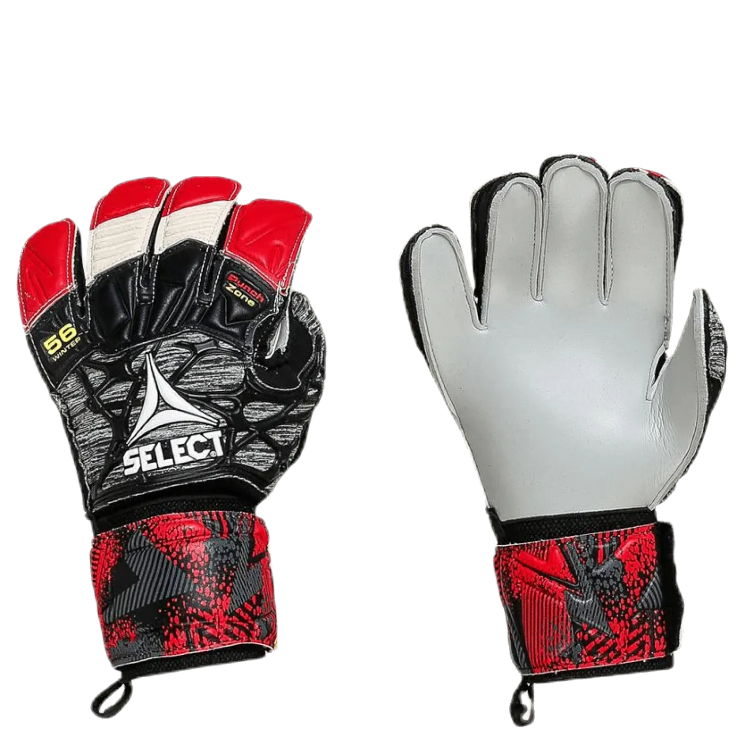 GK Gloves 56 Winther Flat Cut Grey/Red