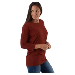 Glamour 3/4 Top Jrs Red