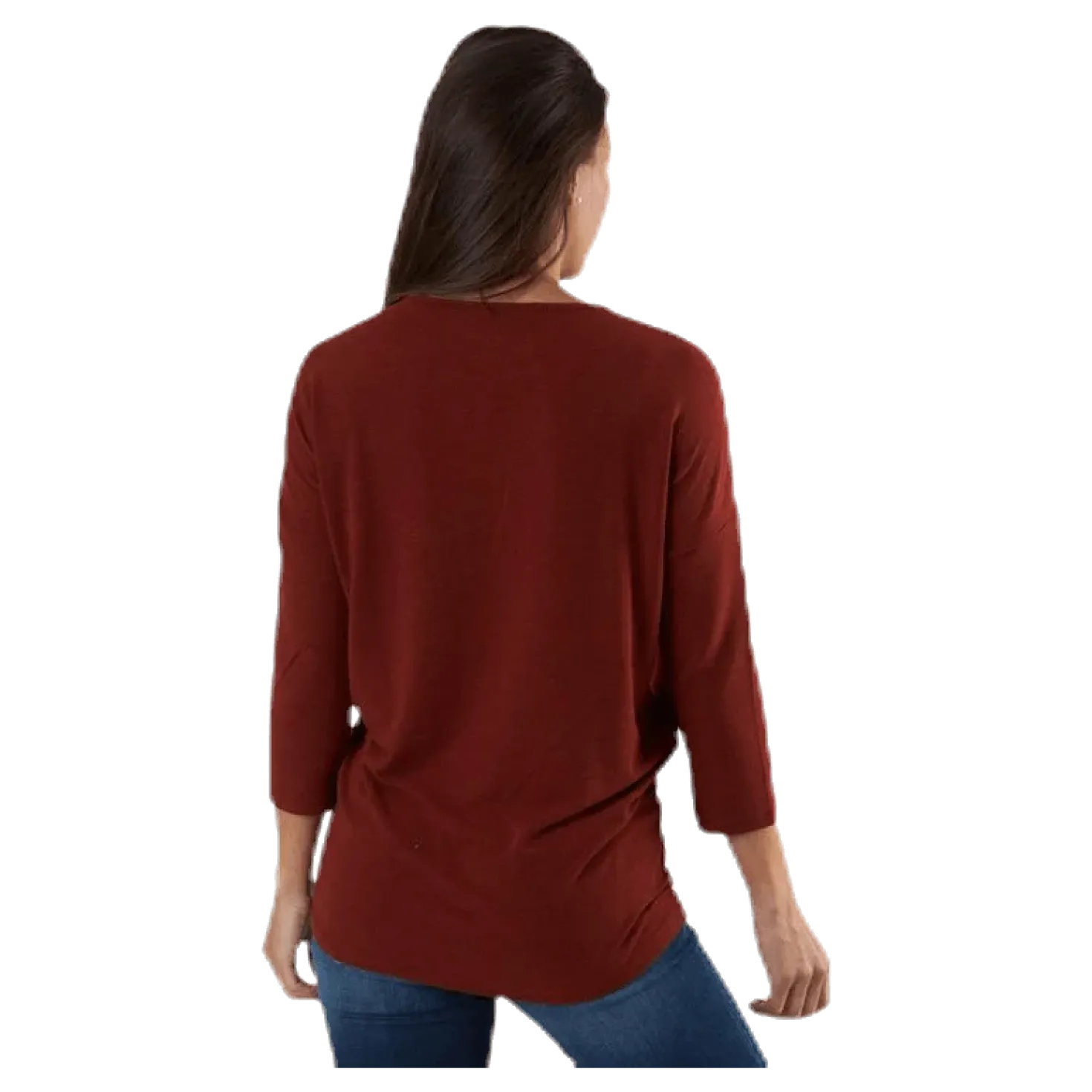 Glamour 3/4 Top Jrs Red