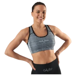 GLNCHCK 1 Sports Bra White/Black