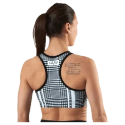 GLNCHCK 1 Sports Bra White/Black
