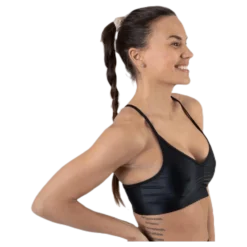Gloss Bra Top Black