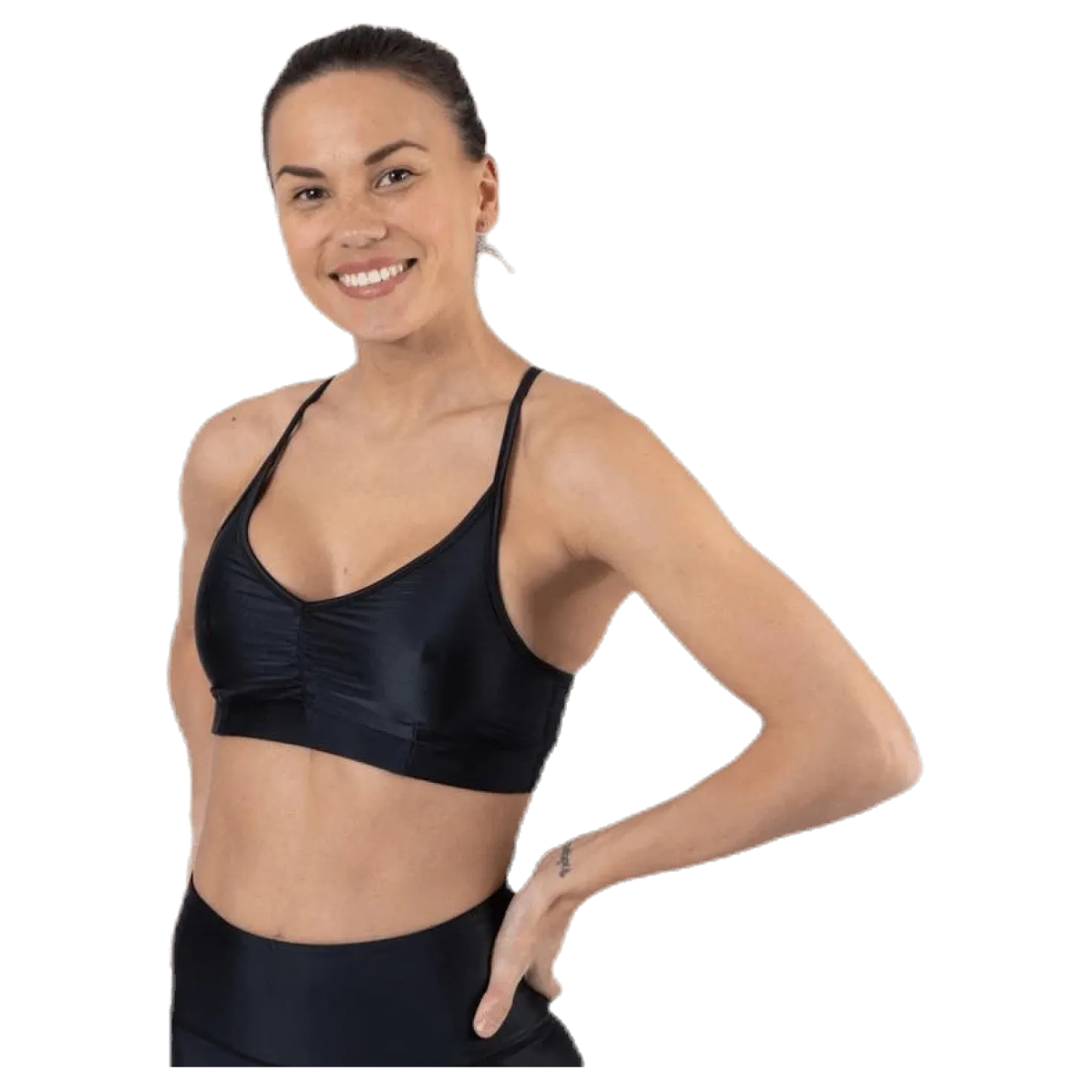 Gloss Bra Top Black