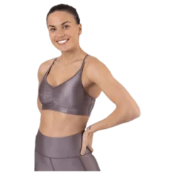 Gloss Bra Top Purple