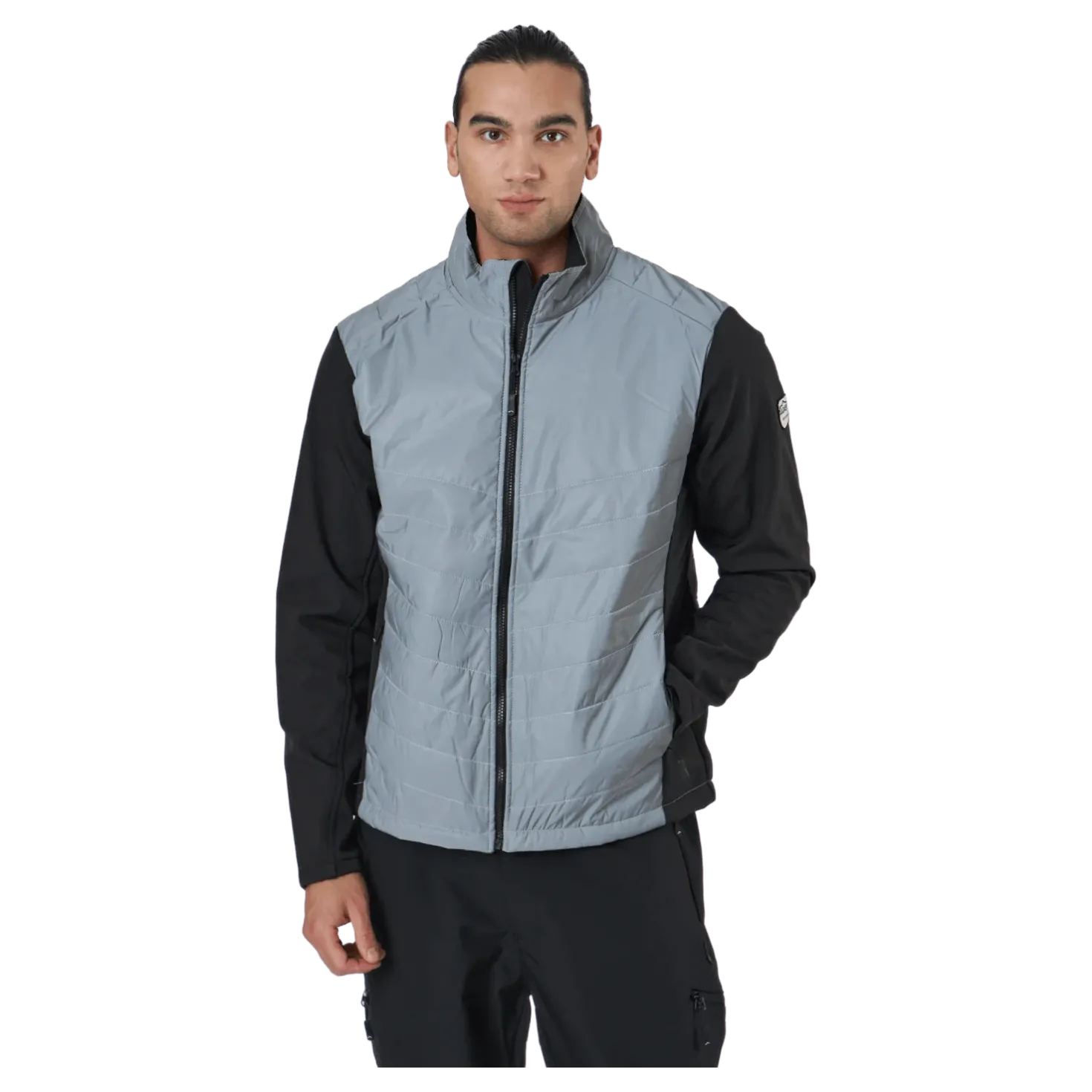 Glow Jacket Reflective Silver