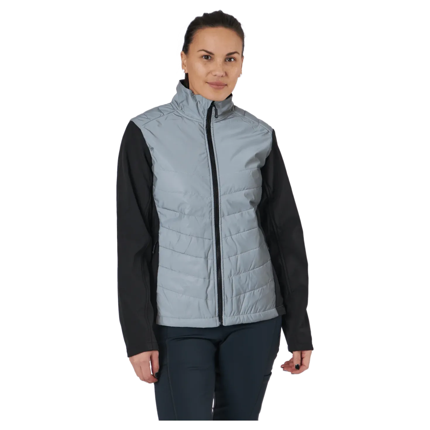 Glow Lady Jacket Reflective Silver
