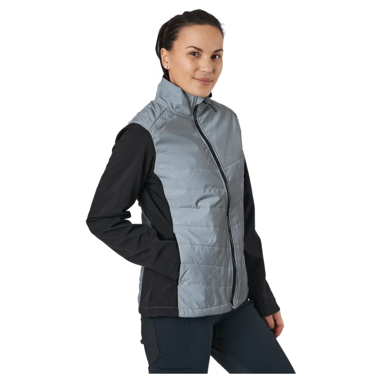 Glow Lady Jacket Reflective Silver