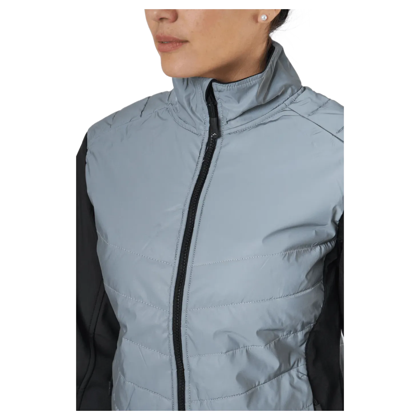 Glow Lady Jacket Reflective Silver
