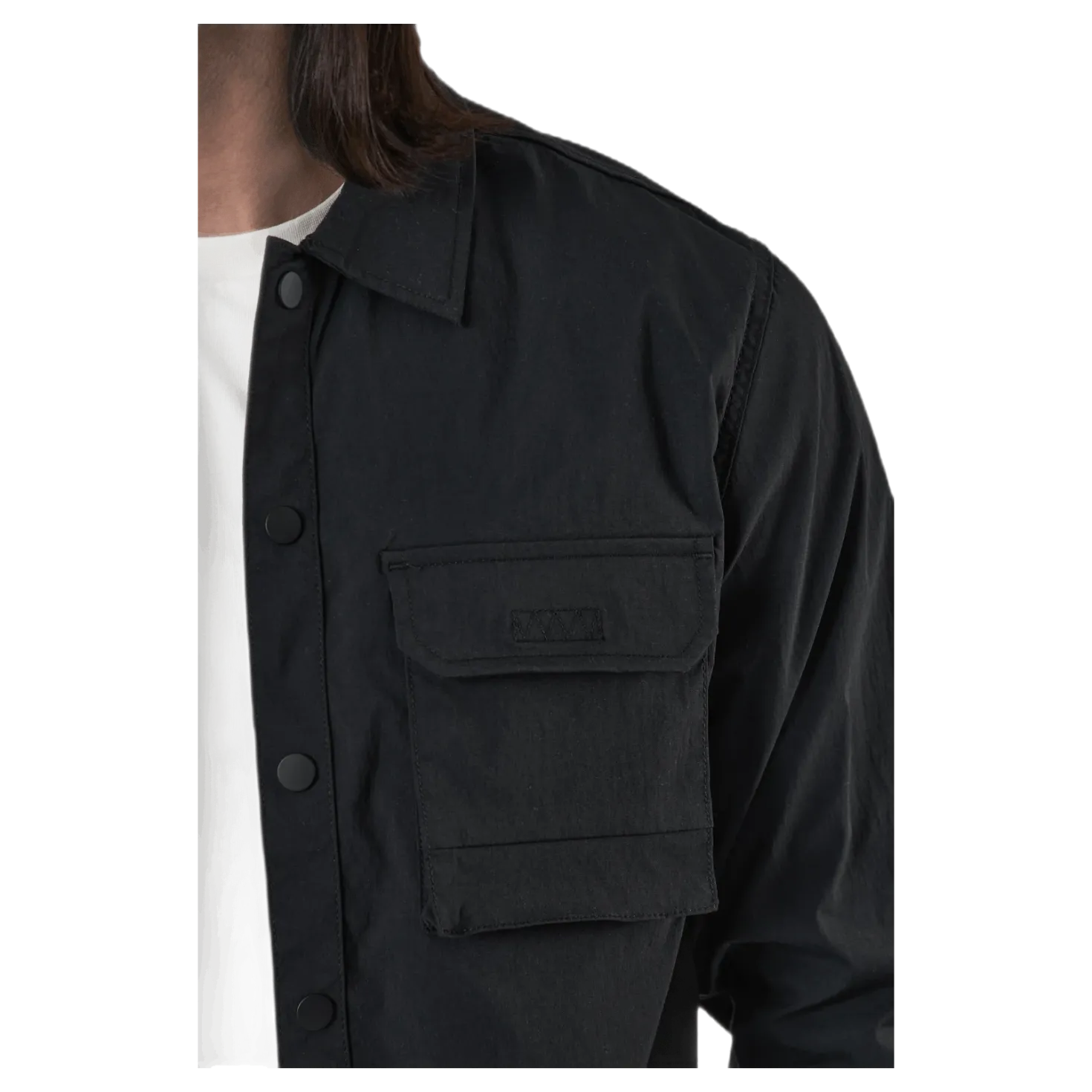 Gordon Tripple Shirt Ls Black