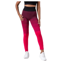 Gradient Seamless Tights Pink
