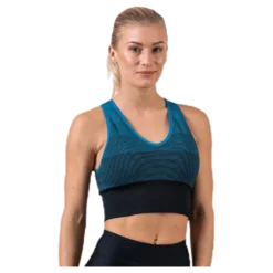 Gradient Seamless Top Blue