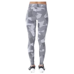 Graphic line tights White