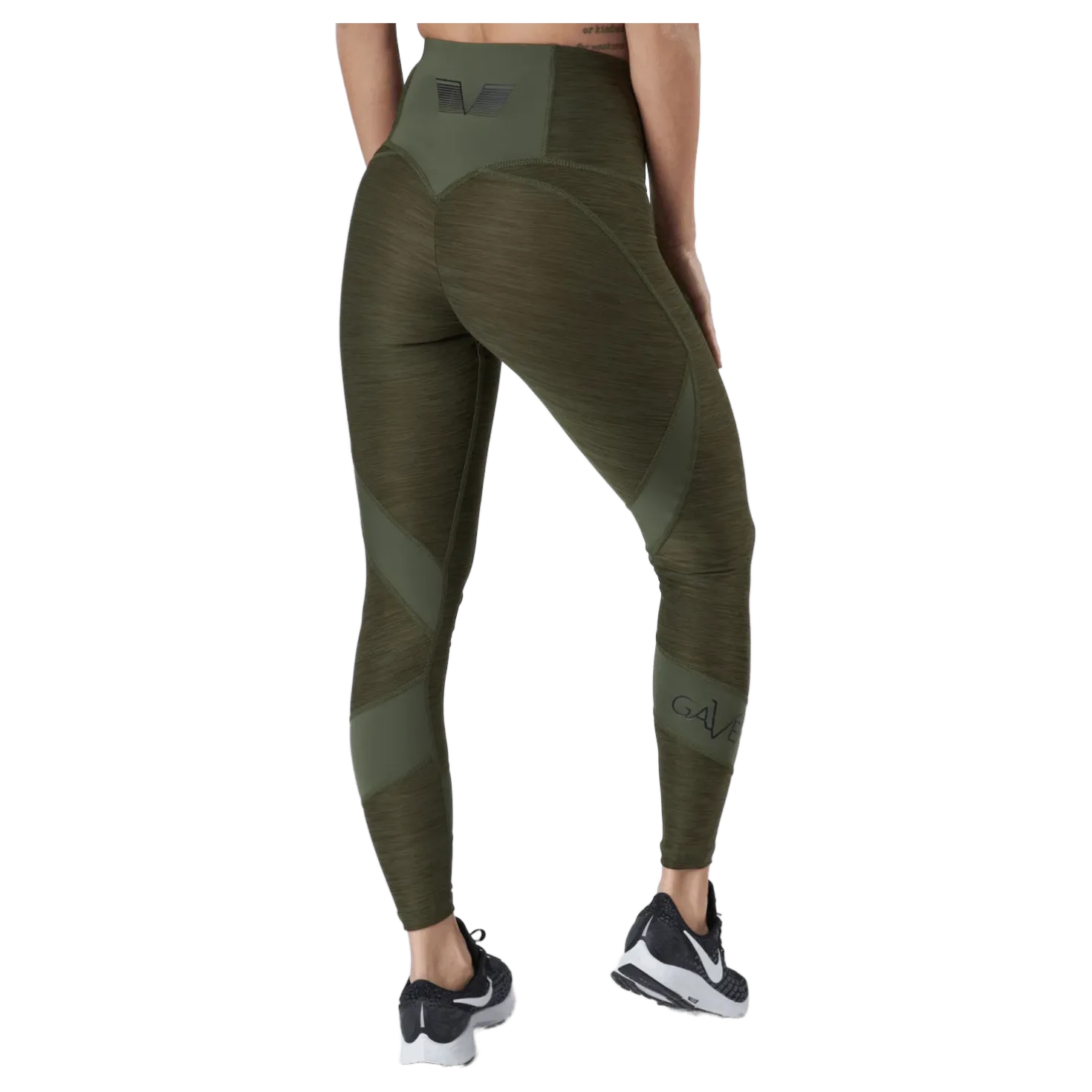 Green Melange Swirl Army Green