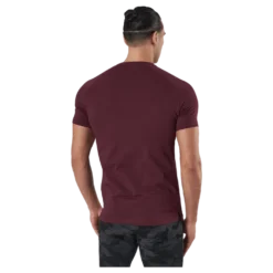 Gym Tapered Tee Maroon