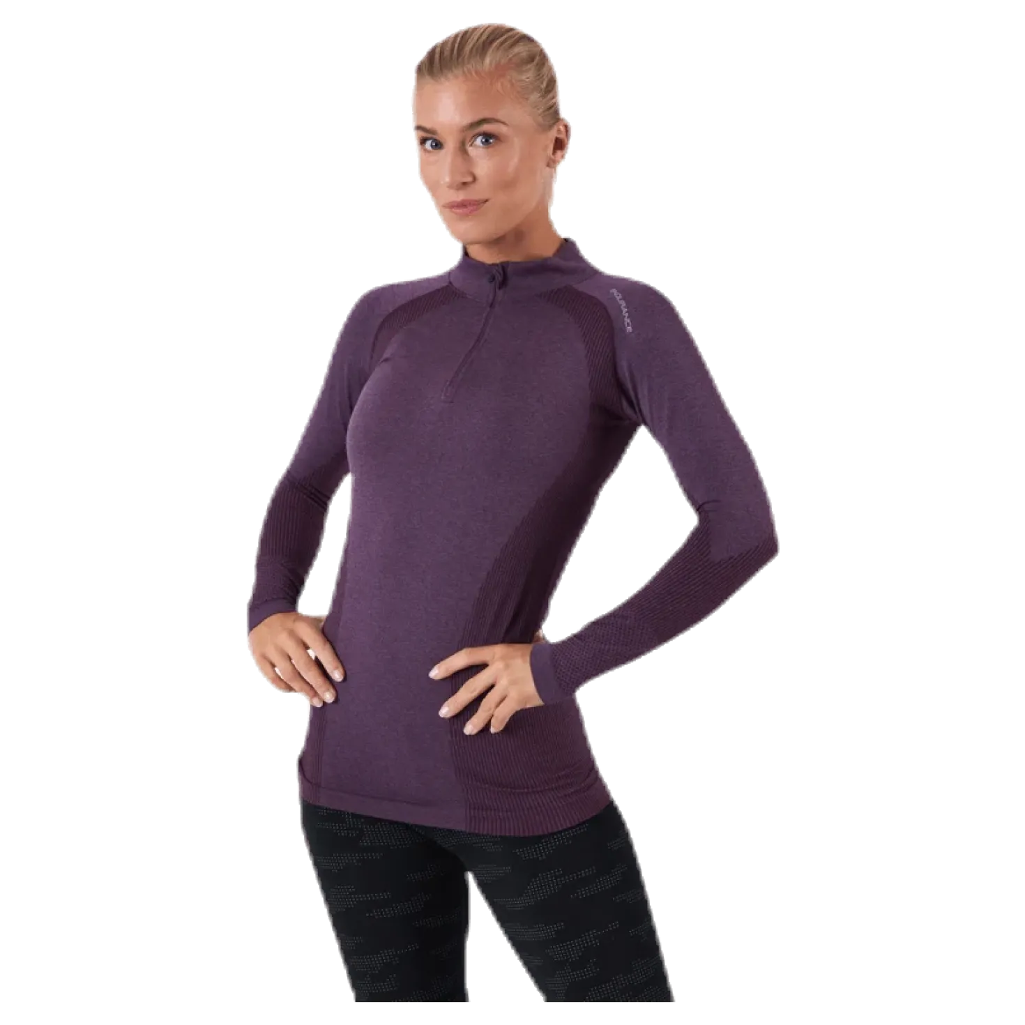 Halen Seamless Midlayer Purple