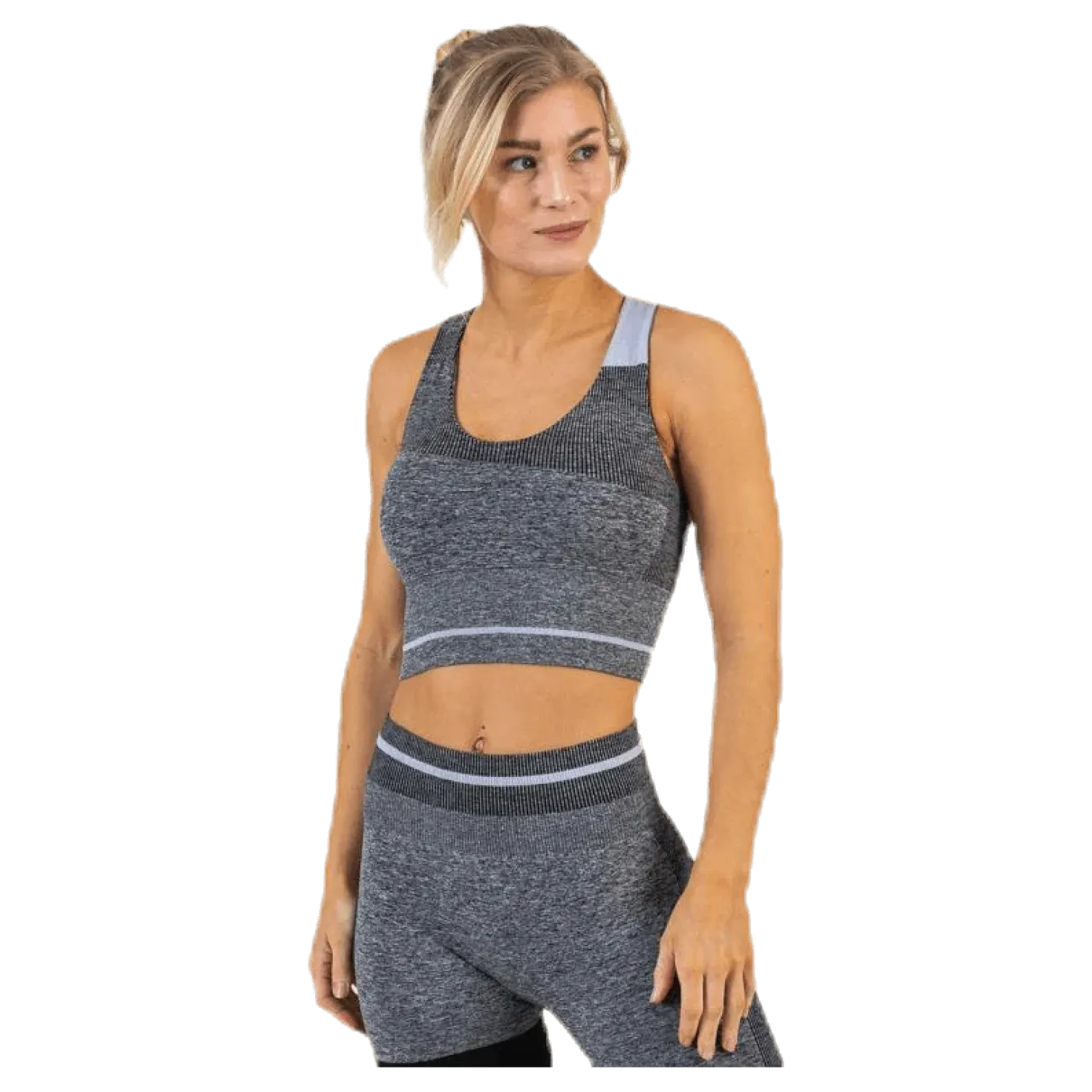 Halley Seamless Bra Black/Grey